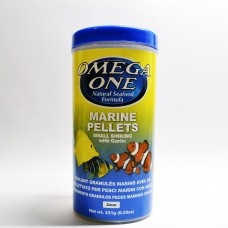 Гранулы для морских рыб с чесноком Omega One Garlic Marine Pellets 231g 